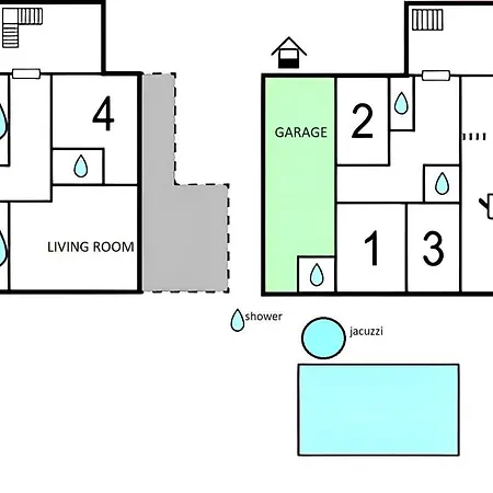 בית אירוח Ivy With Perfect Privacy, Pool, Sauna And Jacuzzi *